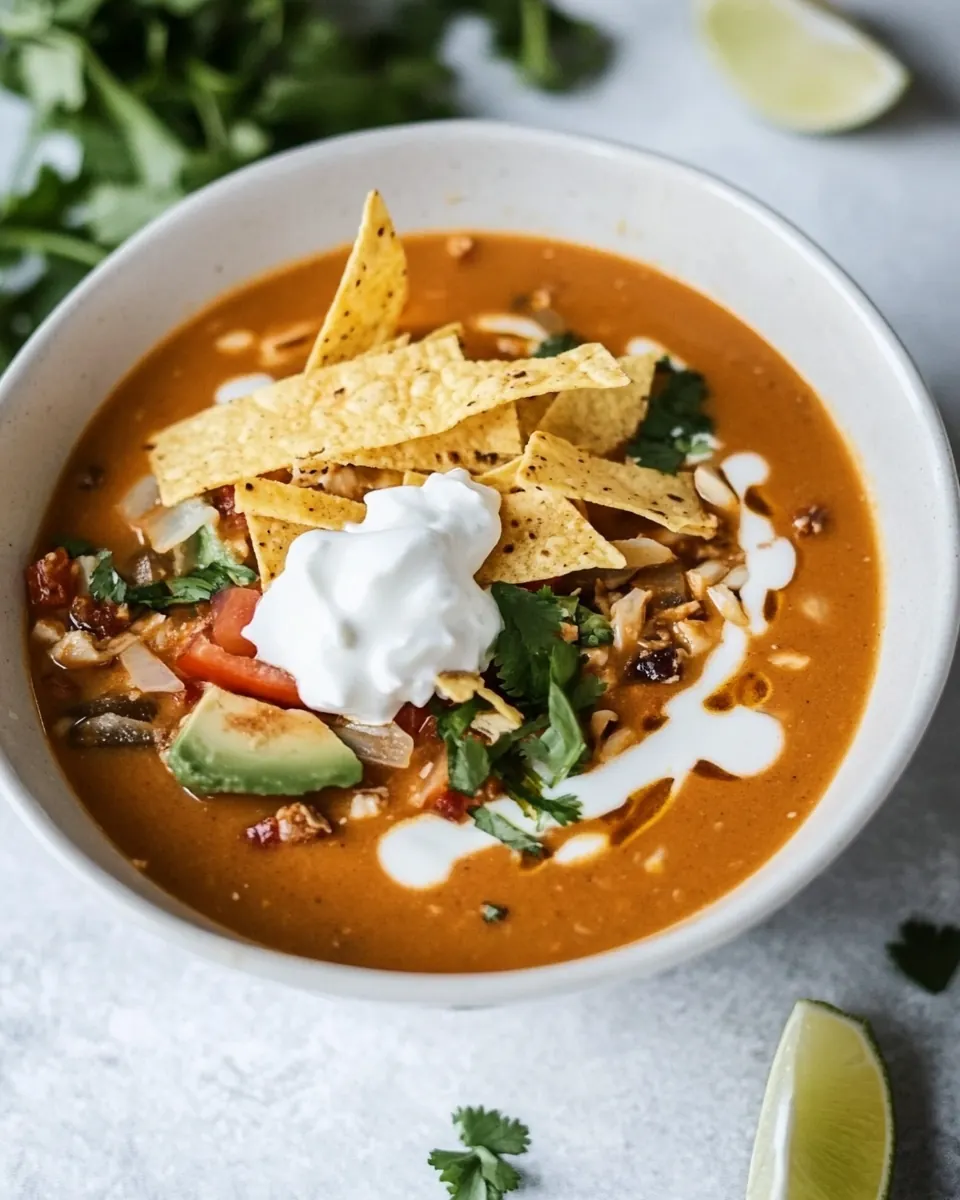 Homemade Tortilla Soup