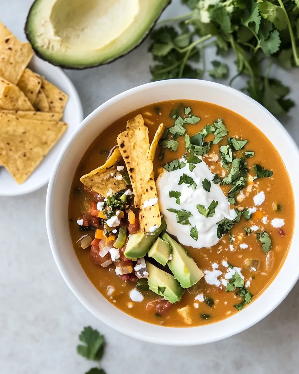 Homemade Tortilla Soup