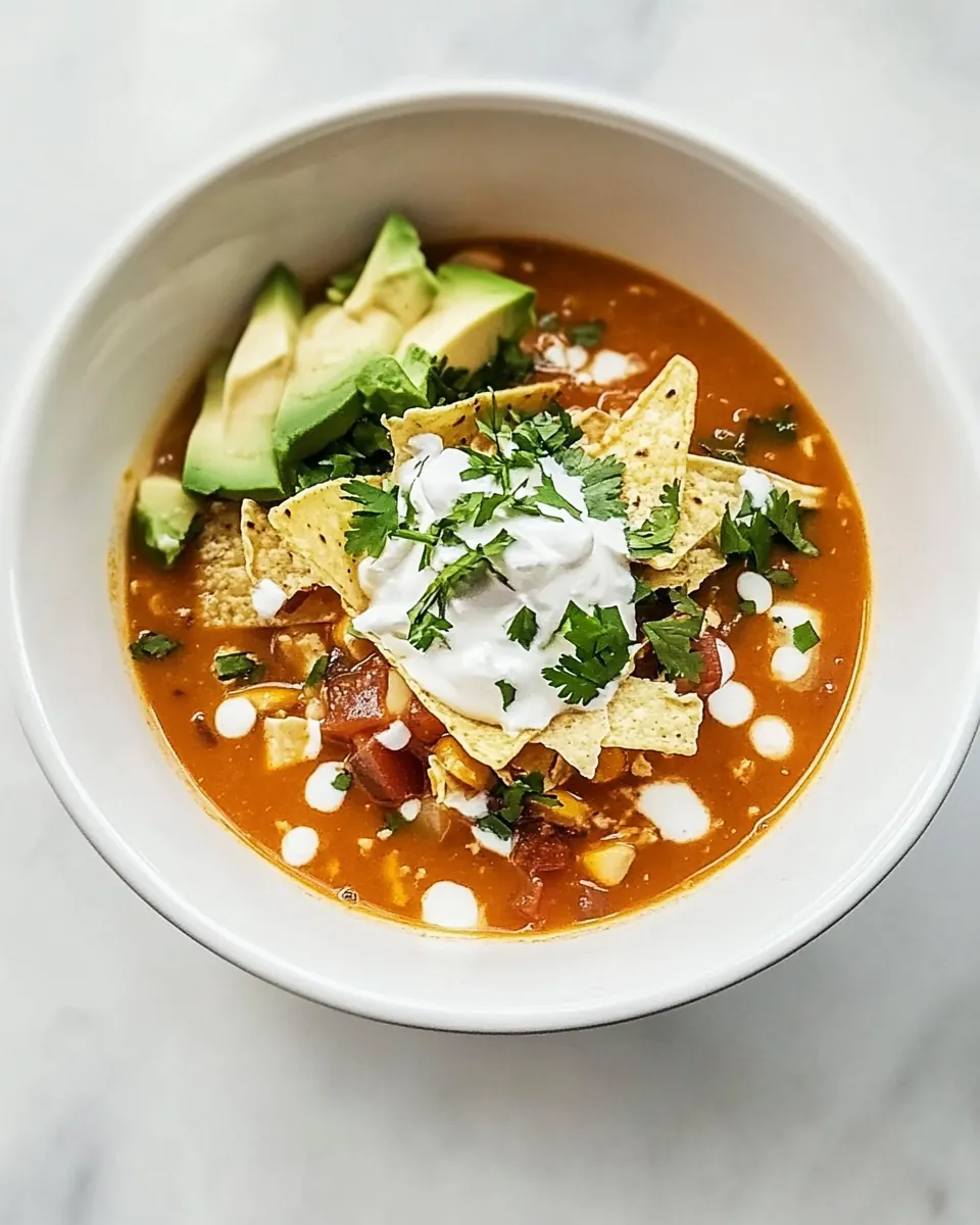 Homemade Tortilla Soup