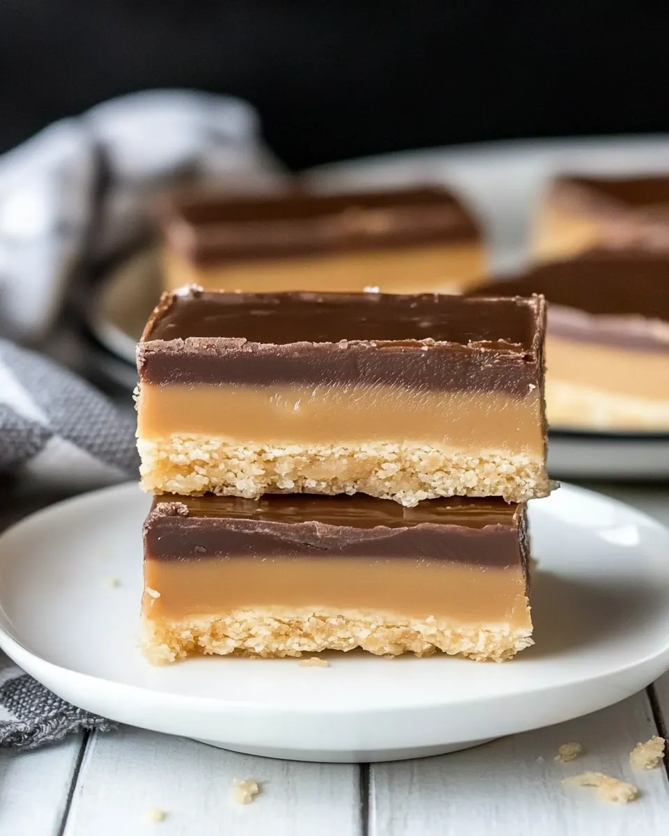 Homemade Twix Bars