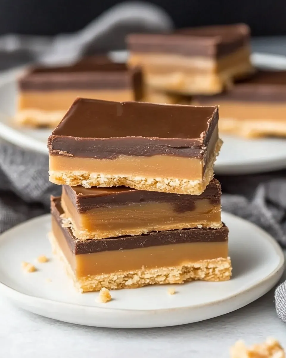Homemade Twix Bars