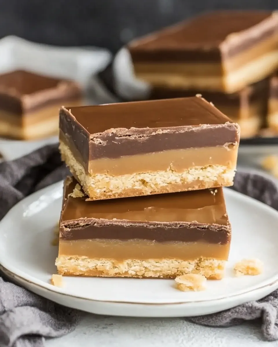 Homemade Twix Bars
