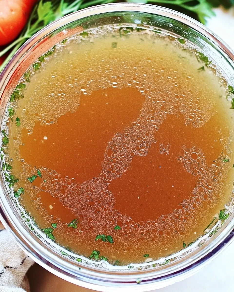 Homemade Vegetable Broth