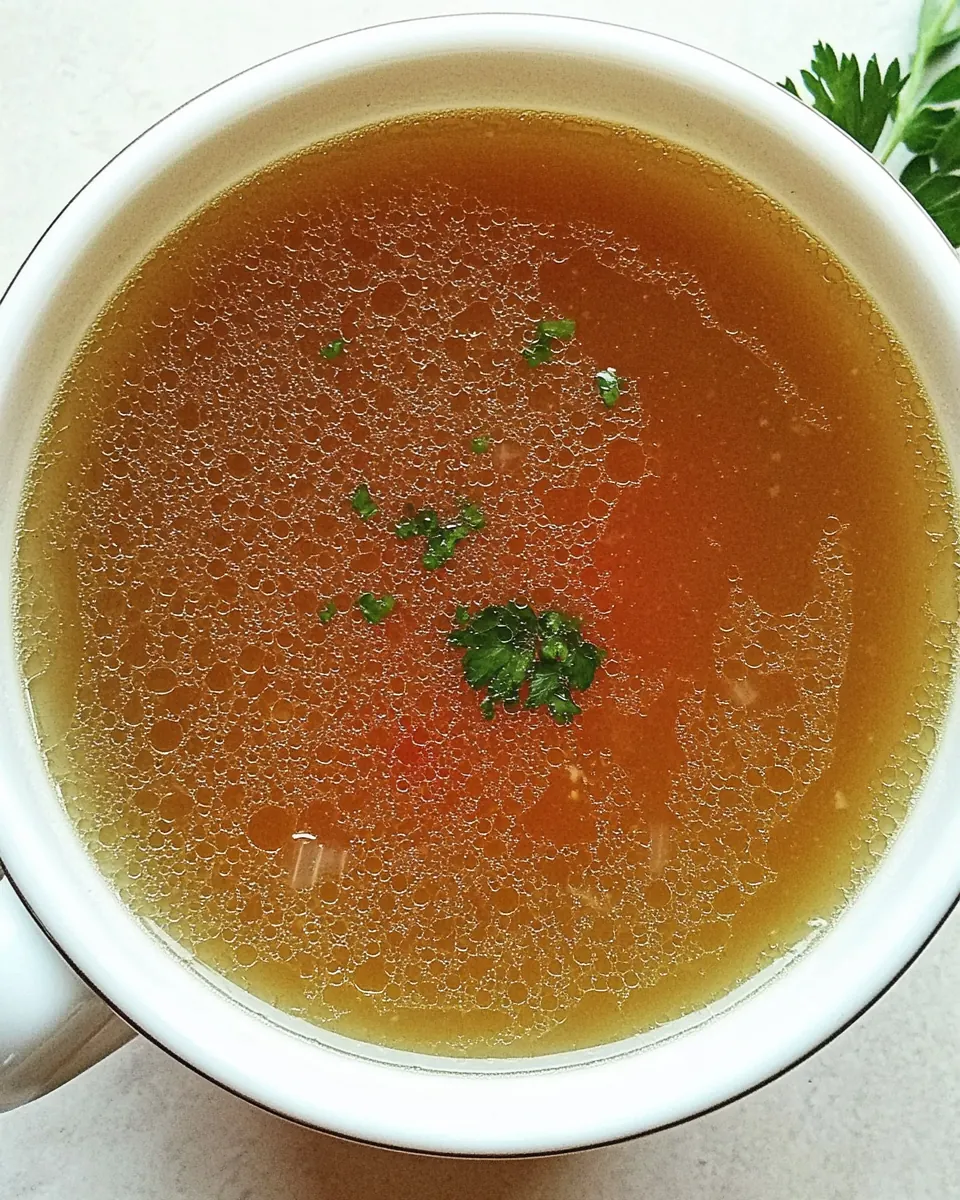 Homemade Vegetable Broth