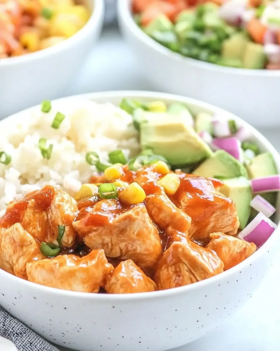 Honey BBQ Chicken Bowls