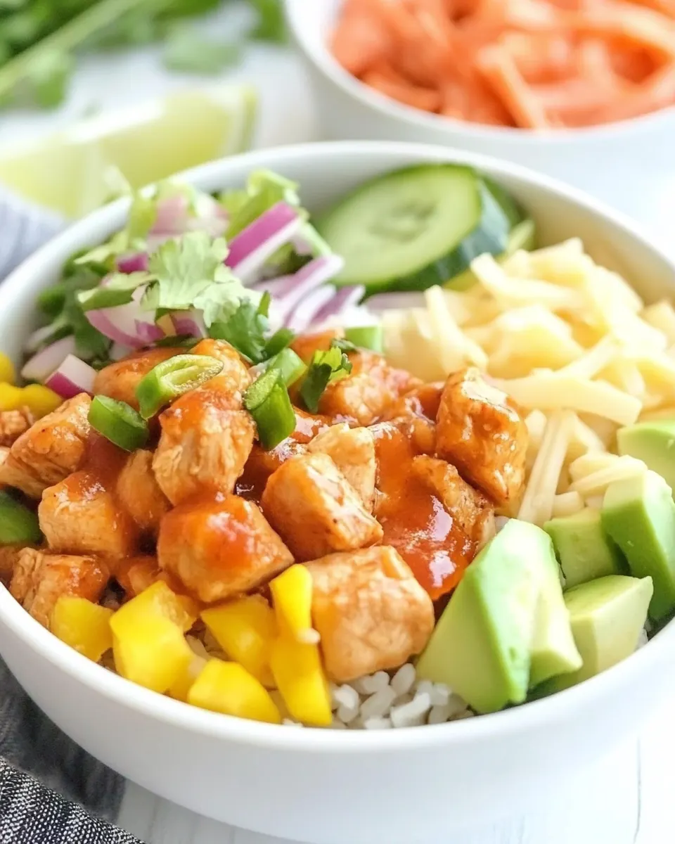 Honey BBQ Chicken Bowls