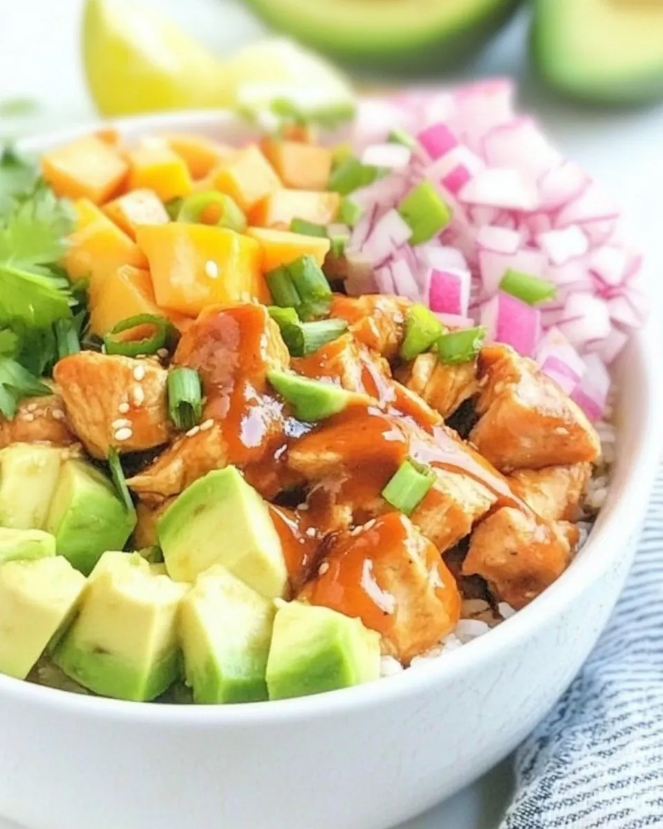 Honey BBQ Chicken Bowls