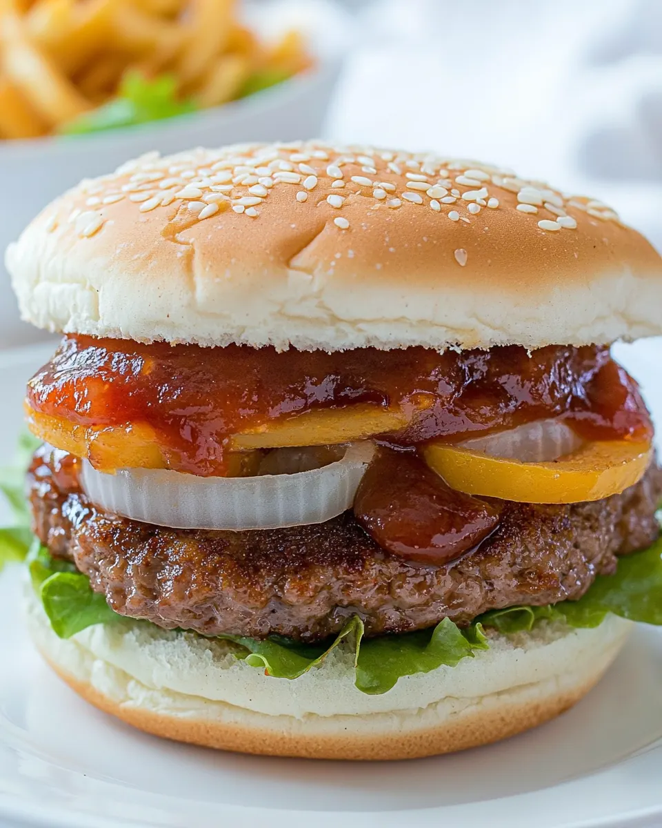 Honey BBQ Cowboy Burgers