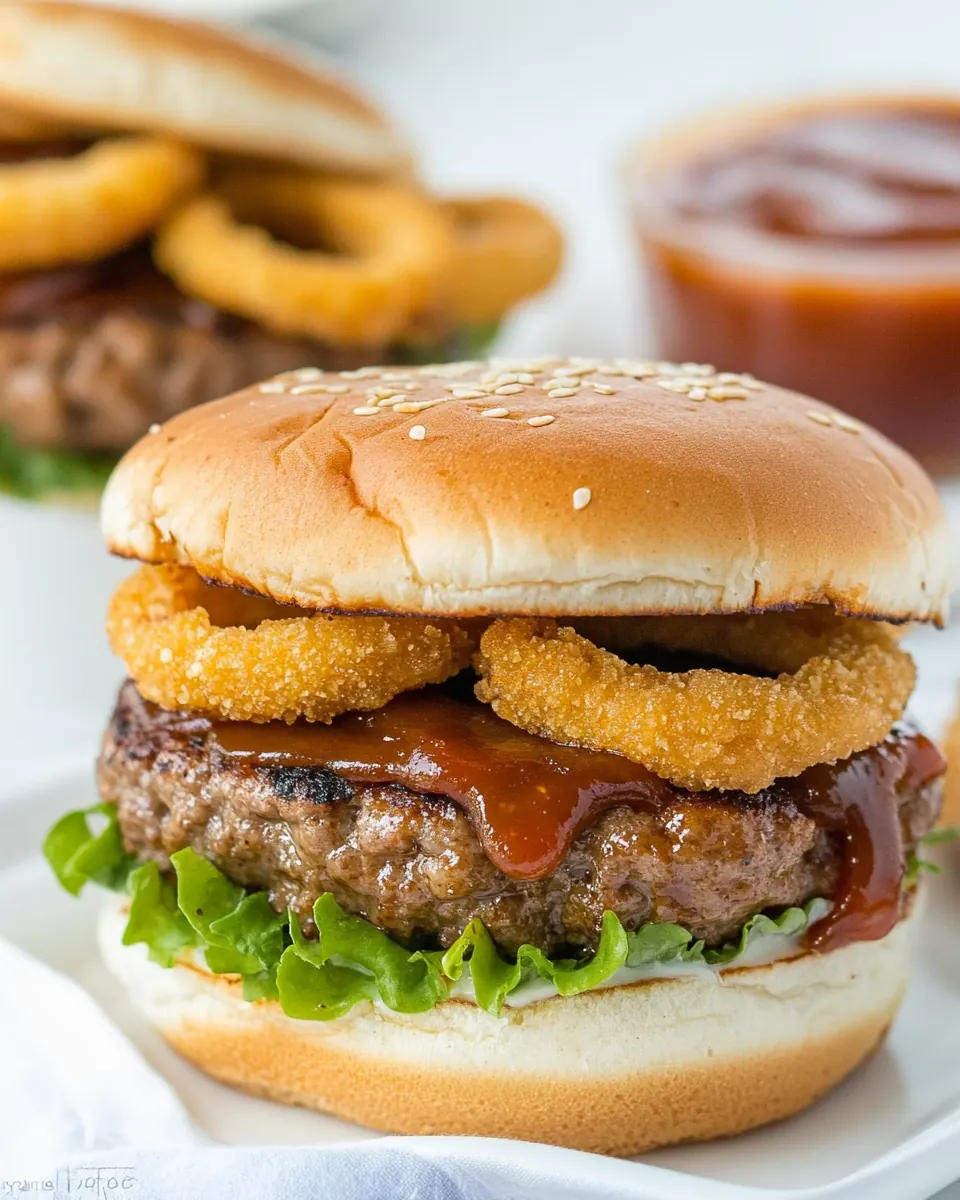 Honey BBQ Cowboy Burgers