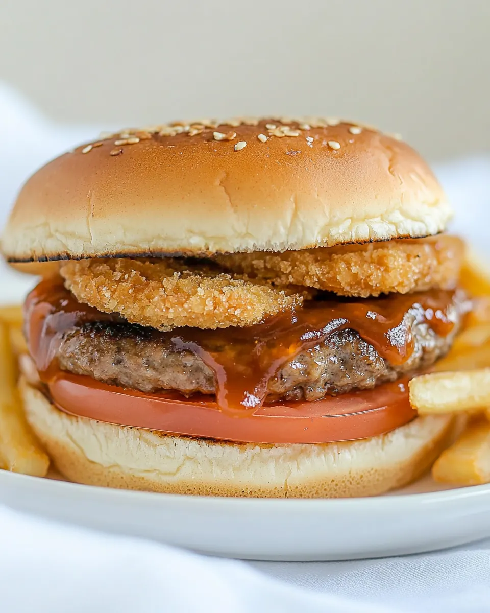 Honey BBQ Cowboy Burgers