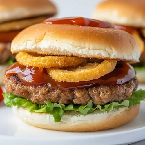 Honey BBQ Cowboy Burgers