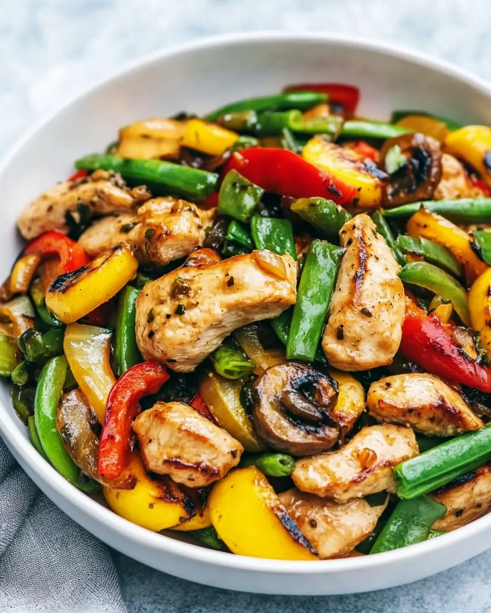 Honey Garlic Chicken Stir Fry