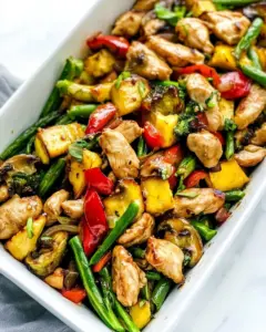 Honey Garlic Chicken Stir Fry
