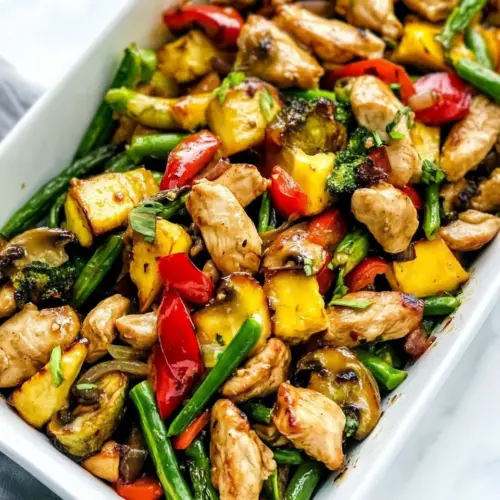 Honey Garlic Chicken Stir Fry