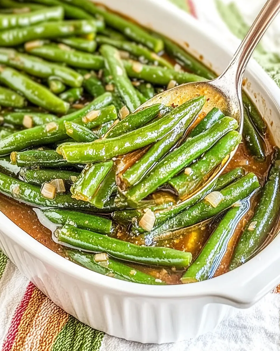 Honey Garlic Green Beans