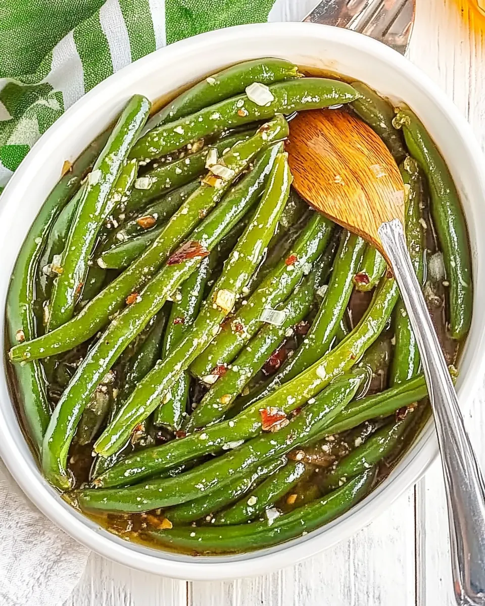 Honey Garlic Green Beans
