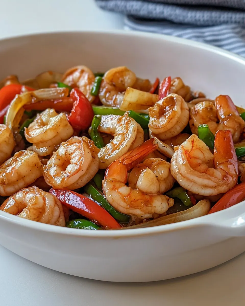 Honey Garlic Shrimp Stir Fry