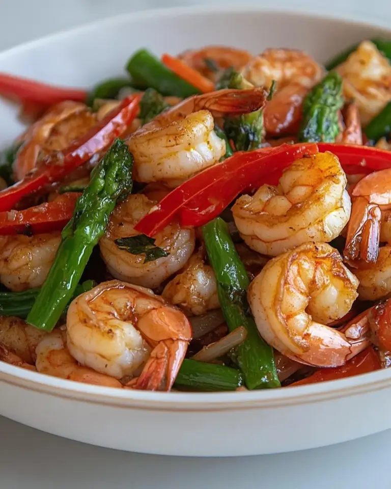 Honey Garlic Shrimp Stir Fry