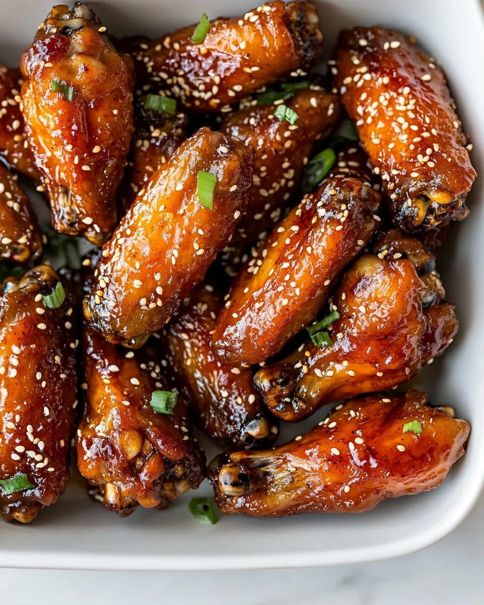 Honey Garlic Soy Chicken Wings