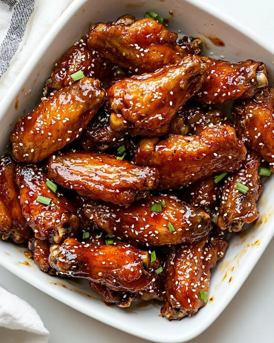 Honey Garlic Soy Chicken Wings
