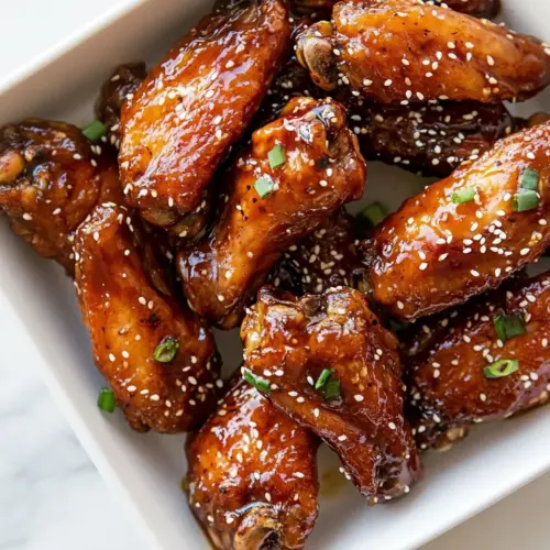 Honey Garlic Soy Chicken Wings