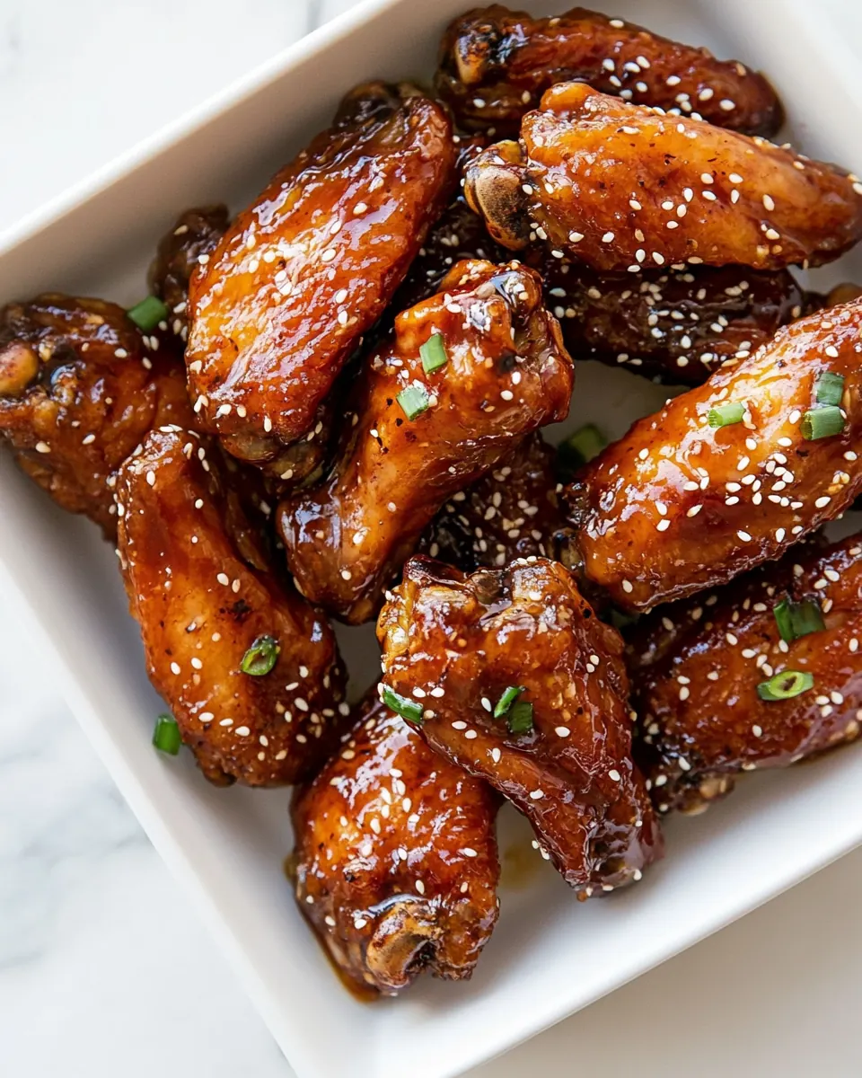 Honey Garlic Soy Chicken Wings