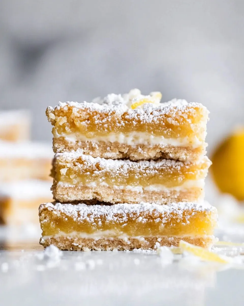 Honey Lemon Bars with Whole Wheat Shortbread Crust