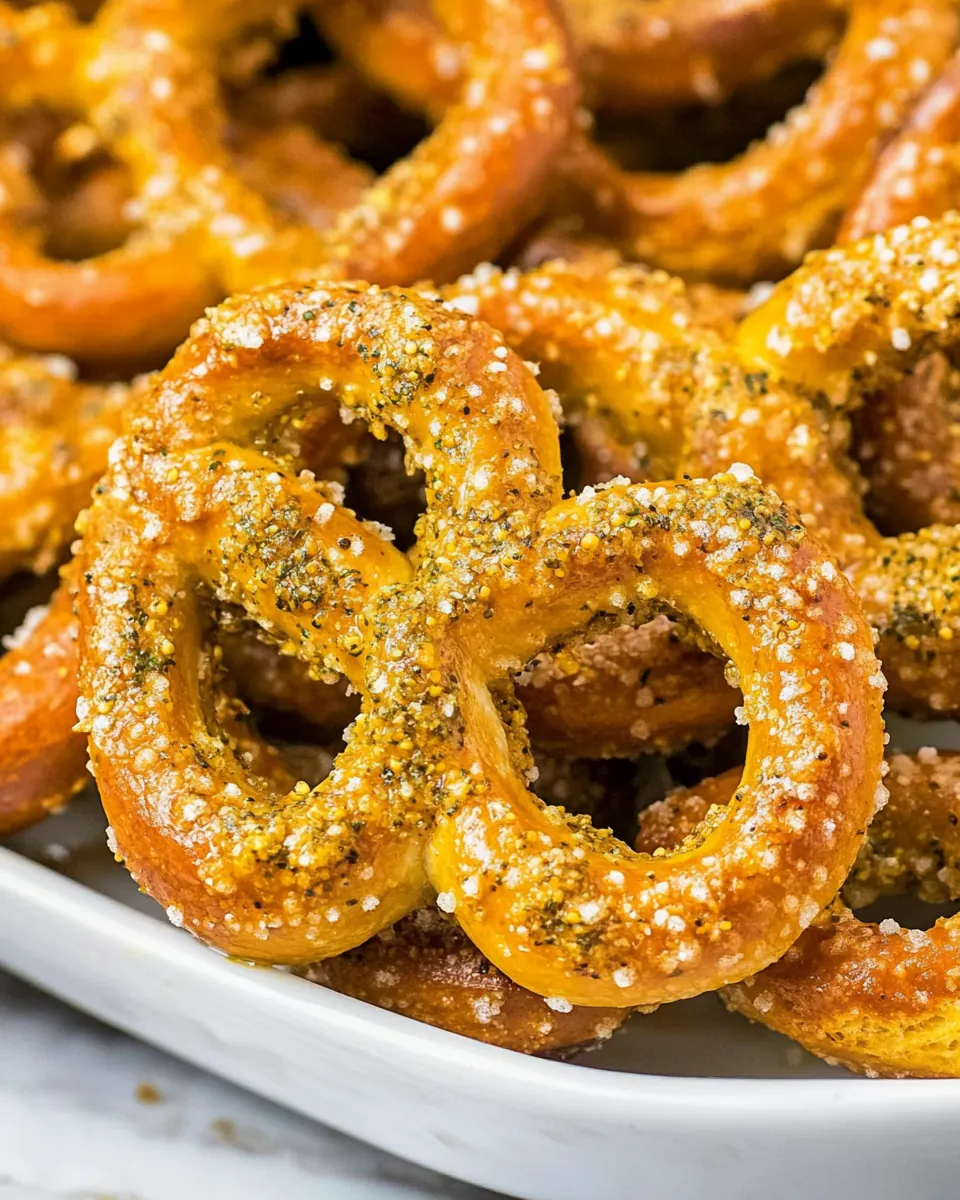 Honey Mustard Pretzels