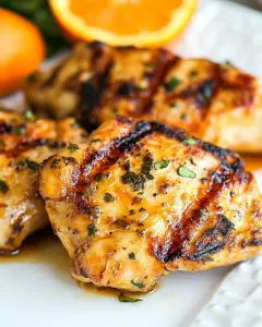 Honey Orange Grilled Chicken