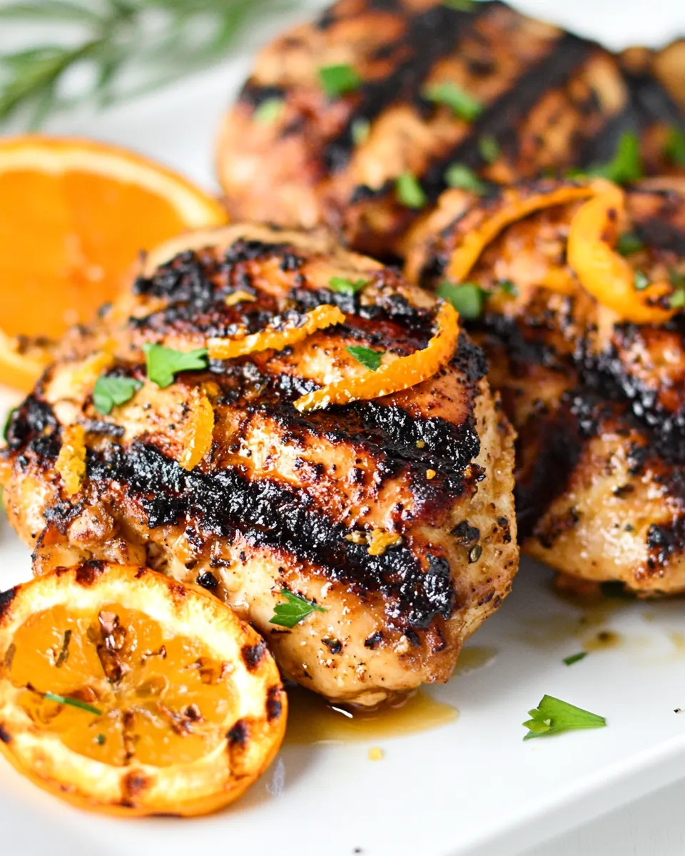 Honey Orange Grilled Chicken