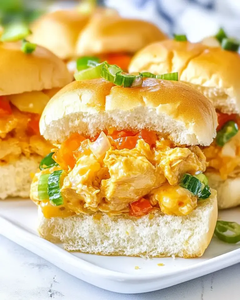 Hot Chicken Salad Sliders