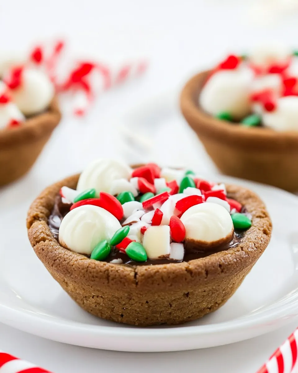 Hot Chocolate Cookie Cups