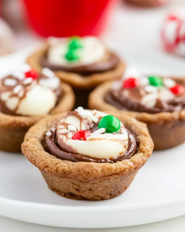 Hot Chocolate Cookie Cups
