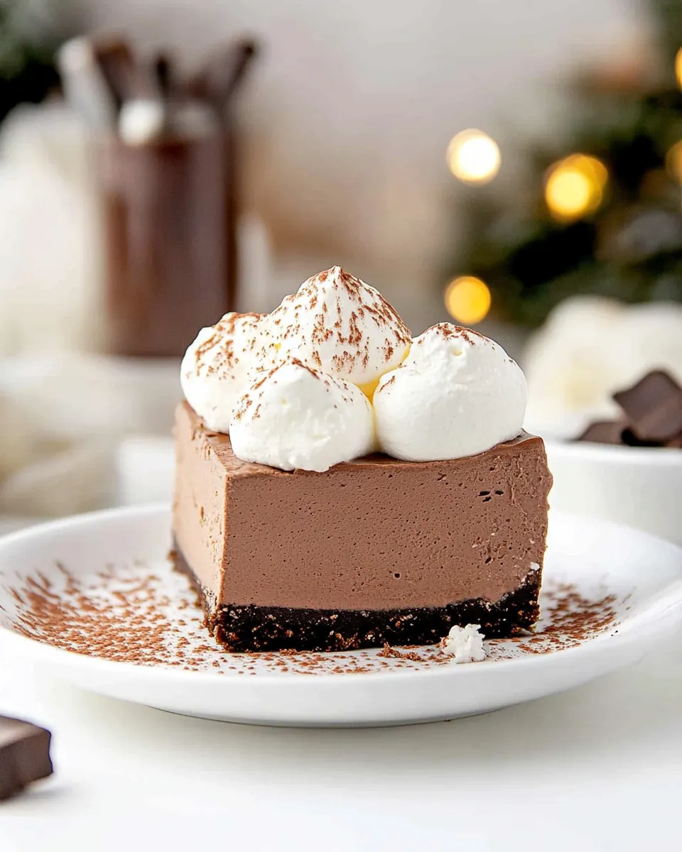 Hot Cocoa Cheesecake