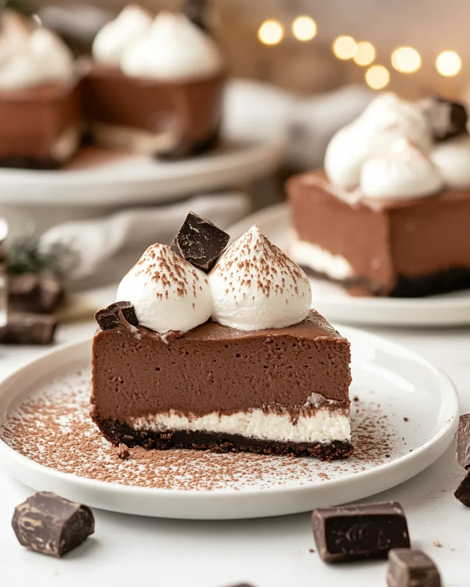 Hot Cocoa Cheesecake