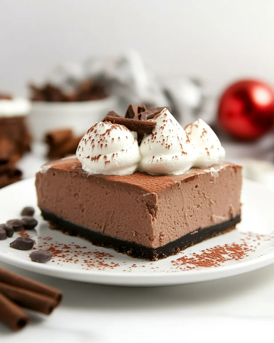 Hot Cocoa Cheesecake