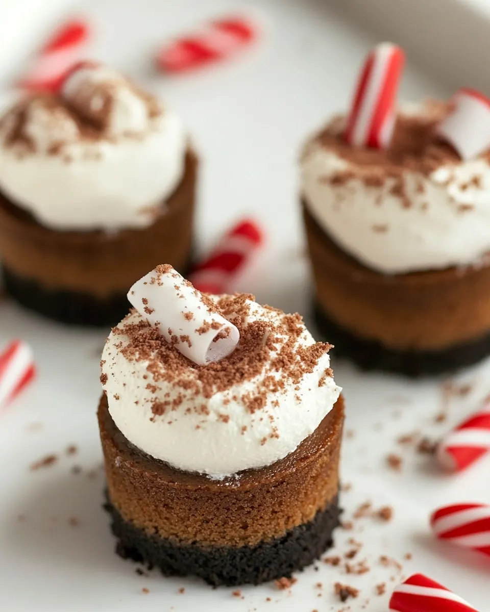 Hot Cocoa Cheesecake Minis