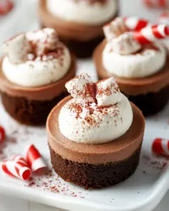 Hot Cocoa Cheesecake Minis