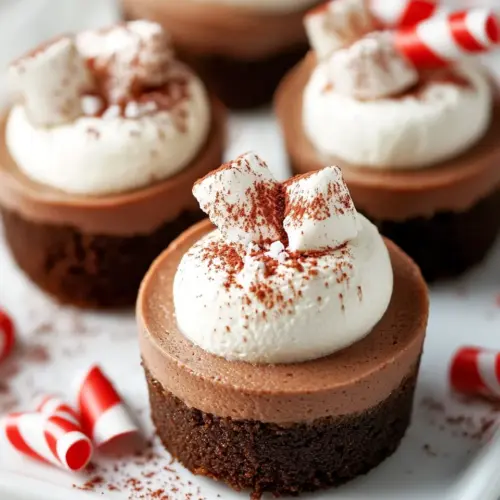 Hot Cocoa Cheesecake Minis