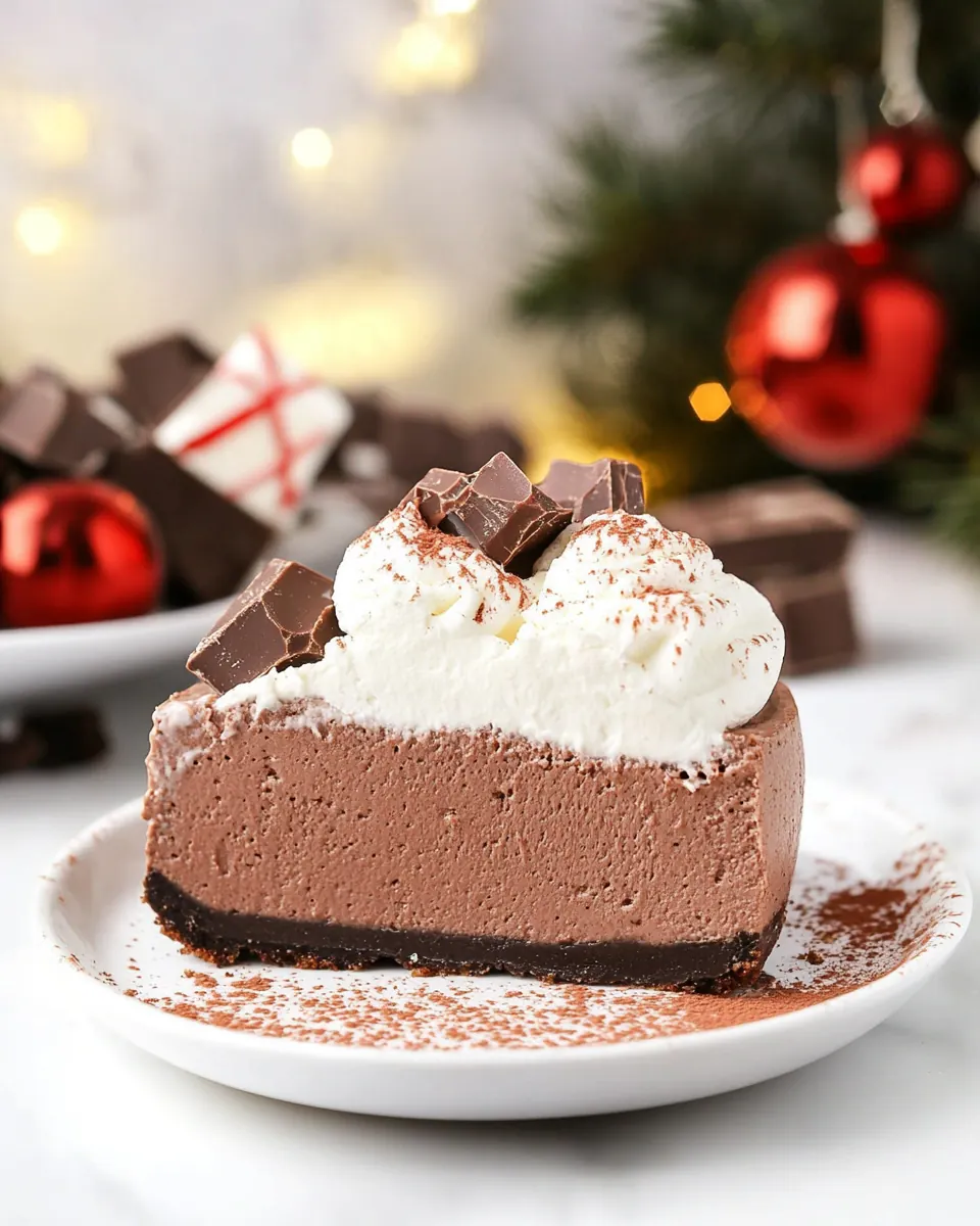 Hot Cocoa Cheesecake