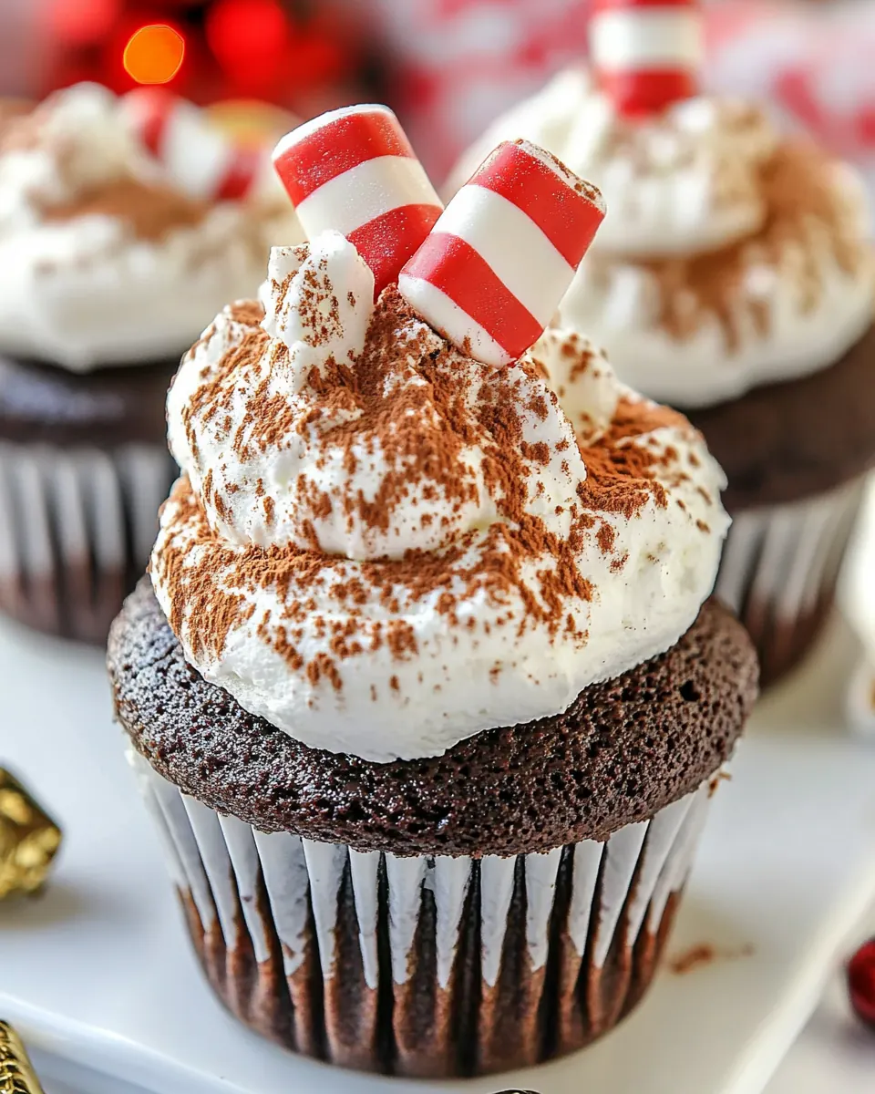 Hot Cocoa Cupcakes