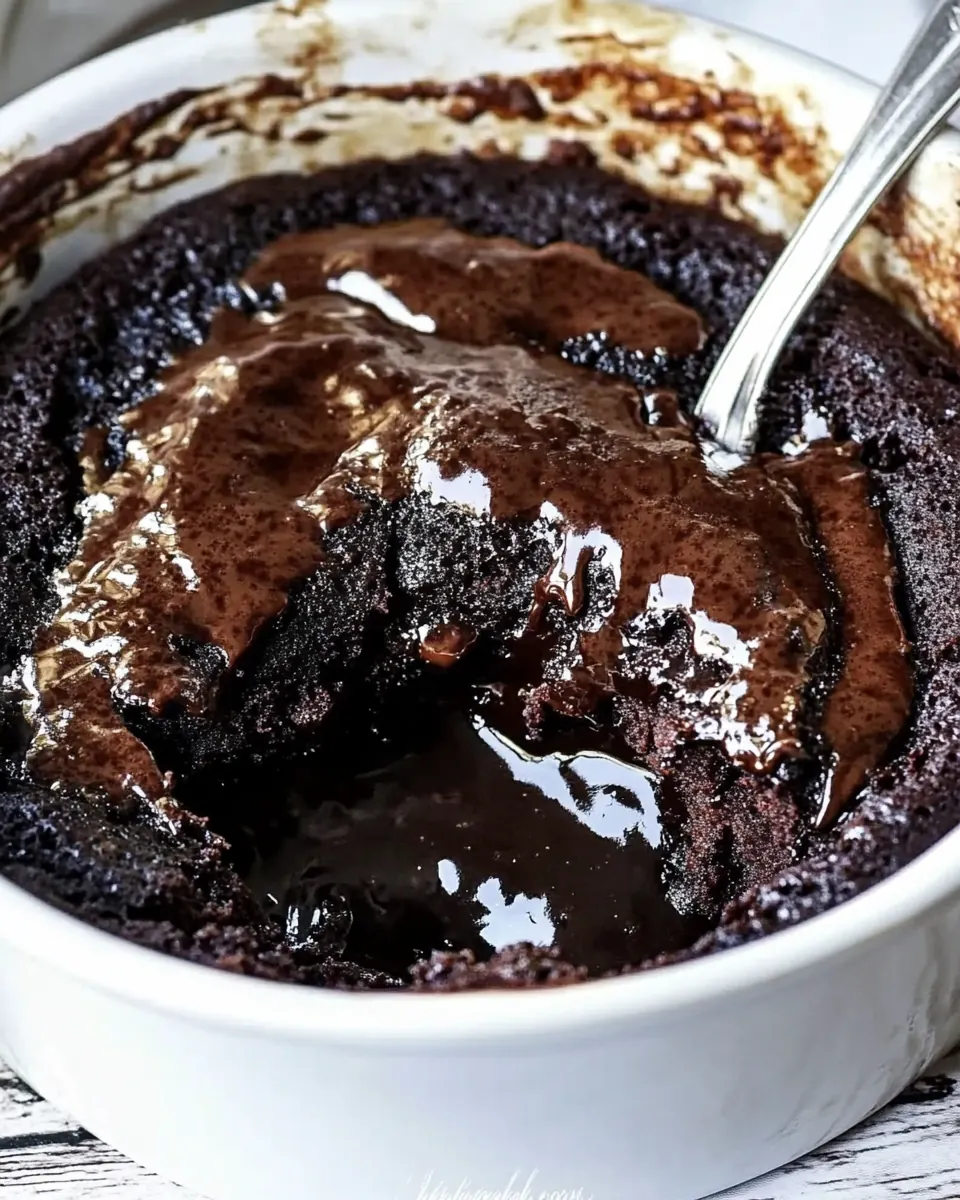 Hot Fudge Chocolate Pudding Cake