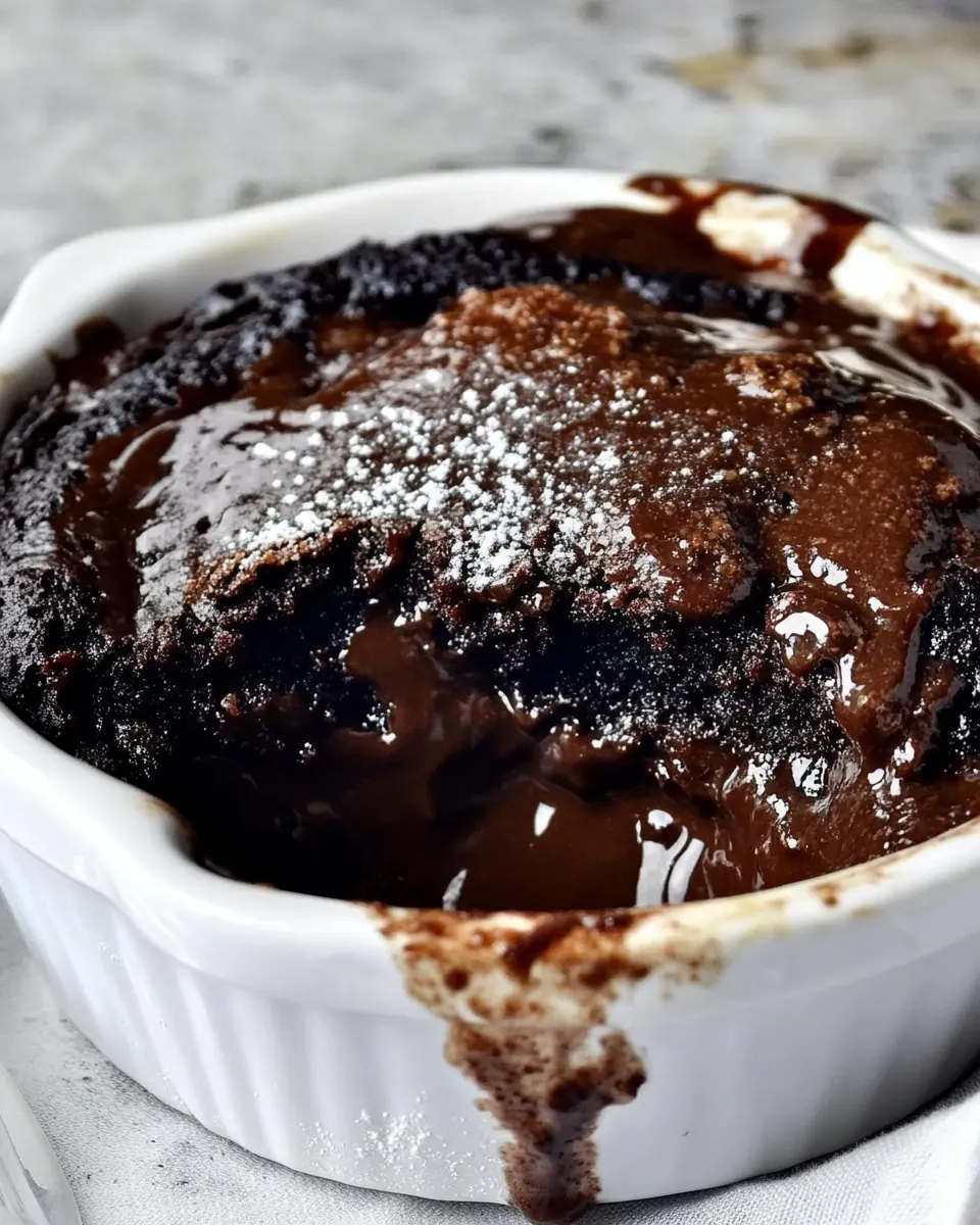 Hot Fudge Chocolate Pudding Cake