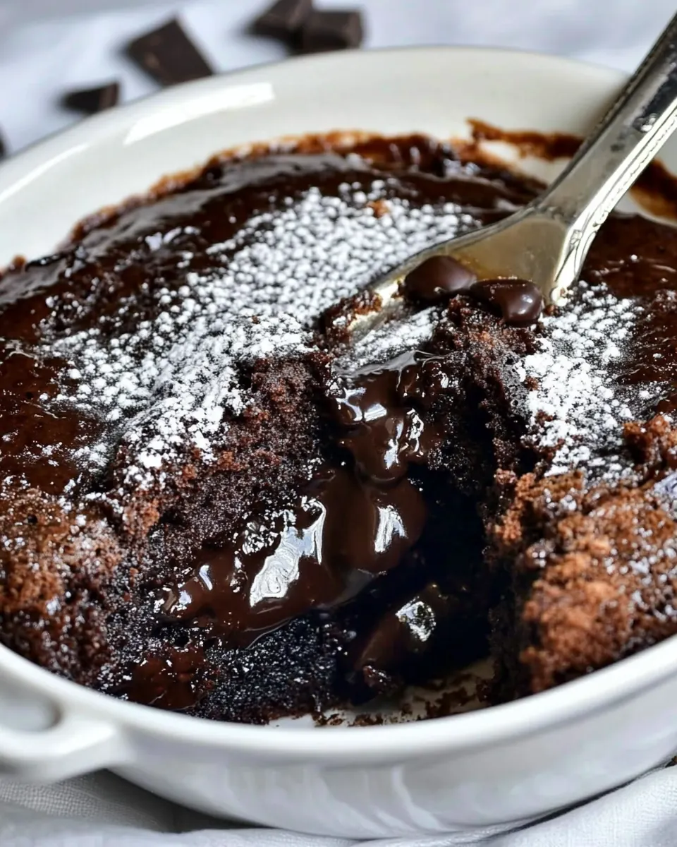 Hot Fudge Chocolate Pudding Cake