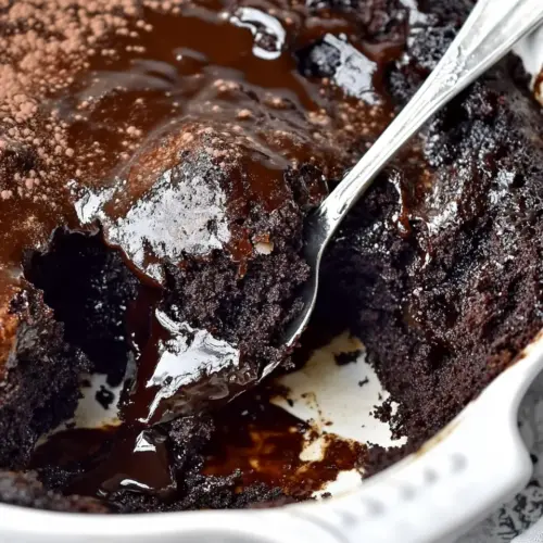 Hot Fudge Chocolate Pudding Cake