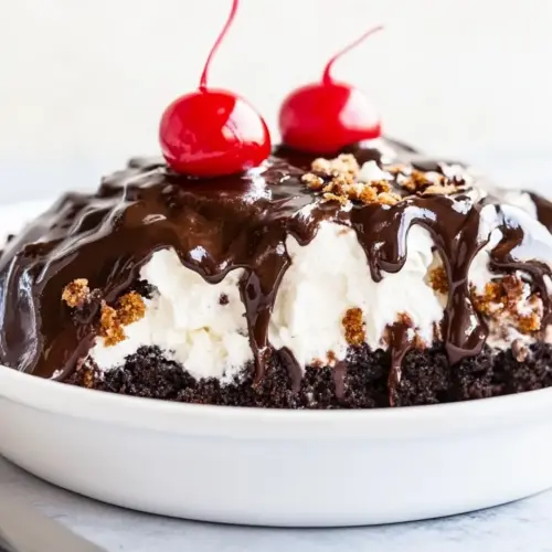 Hot Fudge Sundae Cake