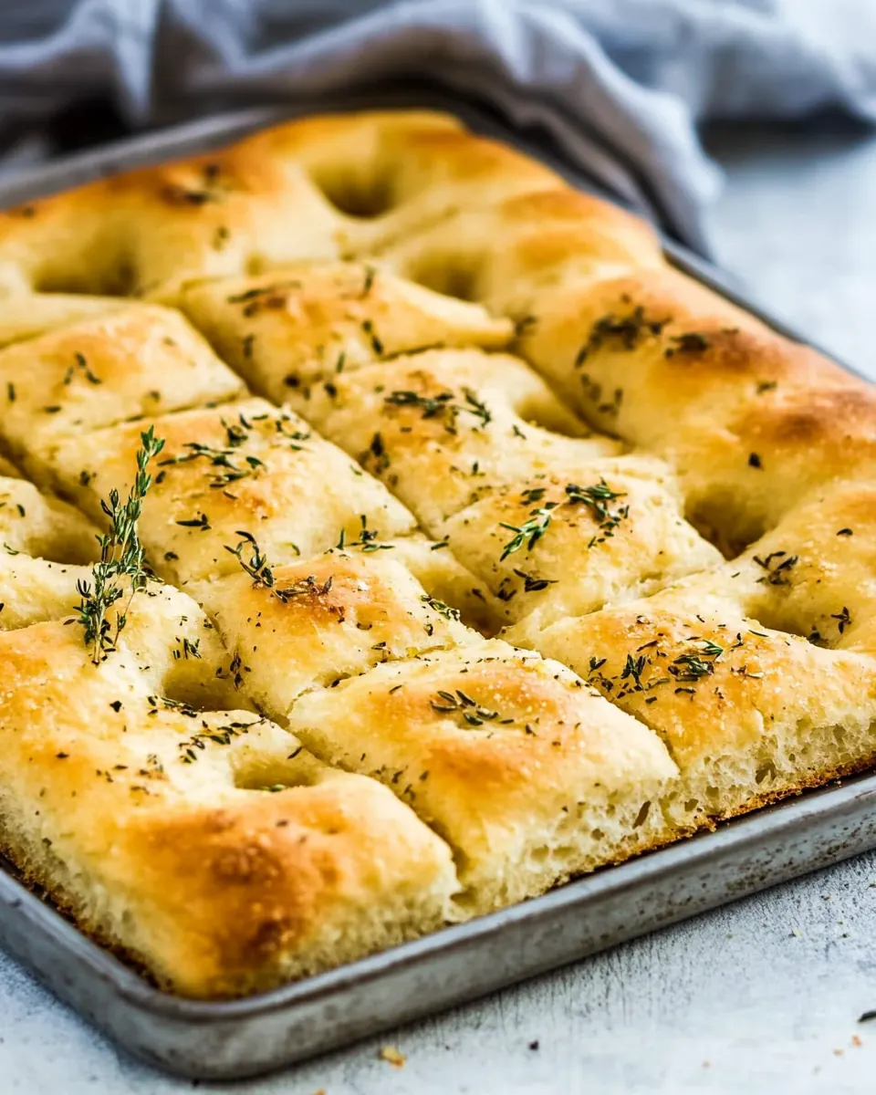How to Make Focaccia