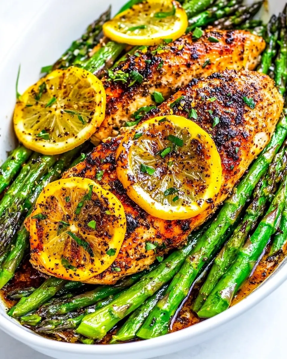 Lemon Pepper Chicken and Asparagus