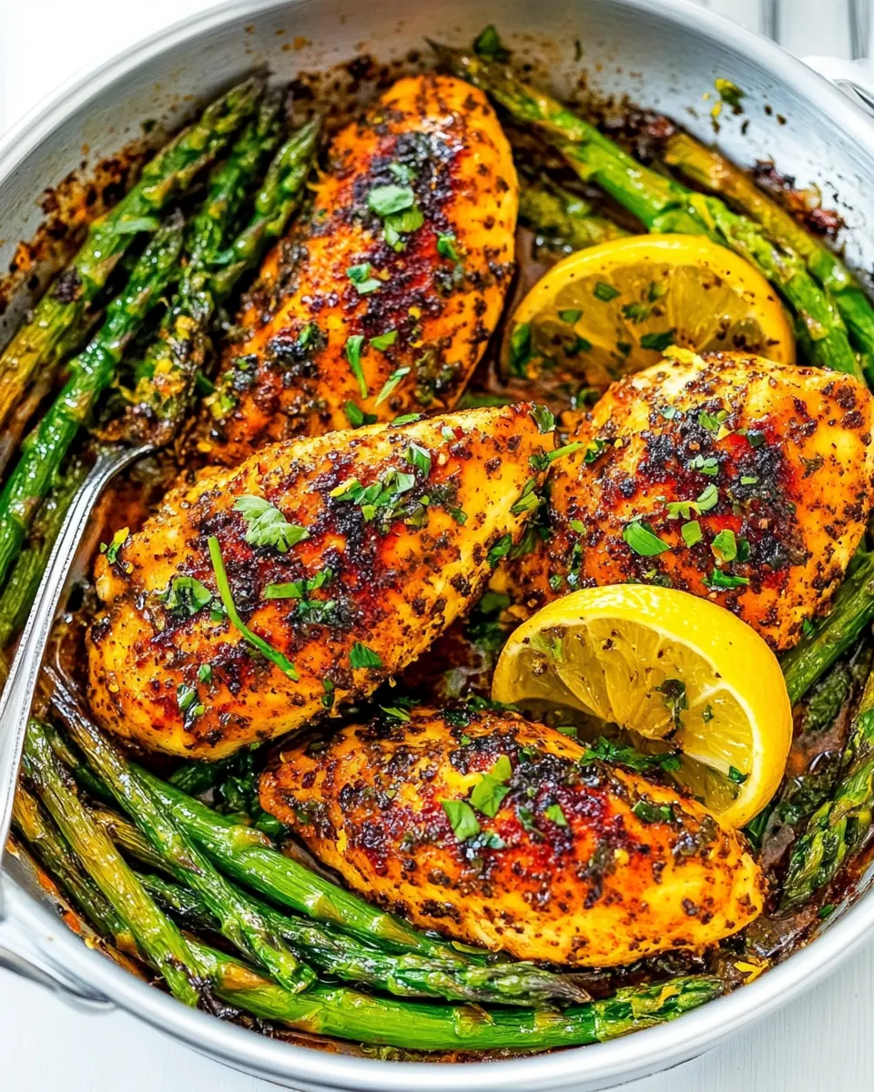 Lemon Pepper Chicken and Asparagus
