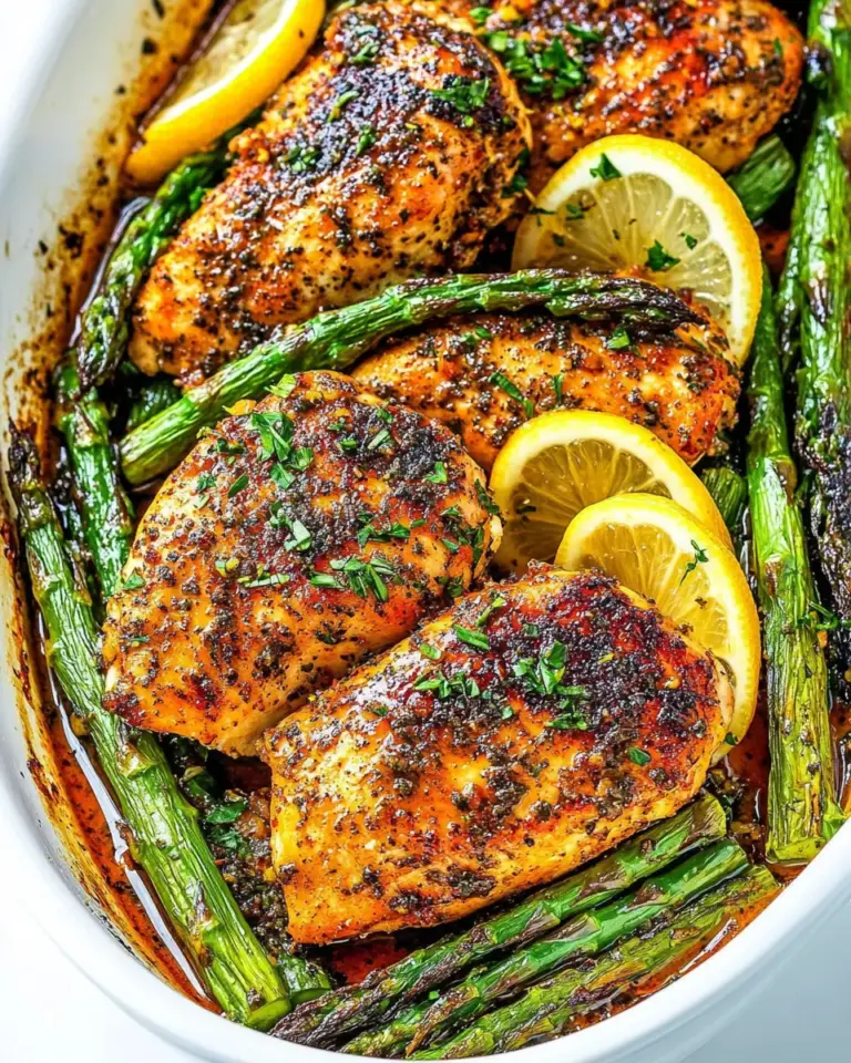 Lemon Pepper Chicken and Asparagus